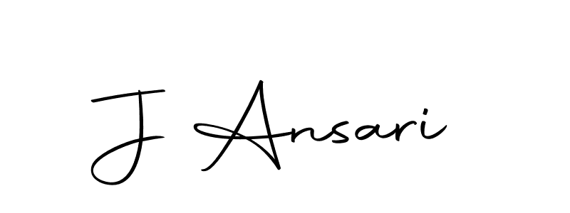 The best way (Autography-DOLnW) to make a short signature is to pick only two or three words in your name. The name J Ansari include a total of six letters. For converting this name. J Ansari signature style 10 images and pictures png