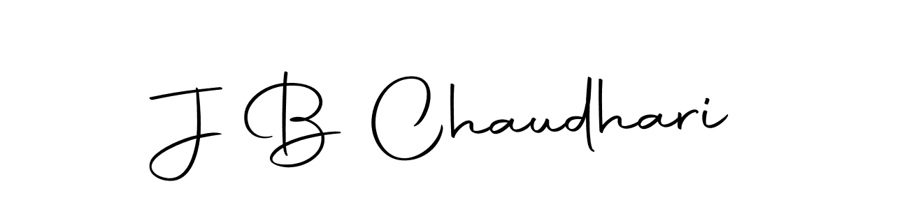 Design your own signature with our free online signature maker. With this signature software, you can create a handwritten (Autography-DOLnW) signature for name J B Chaudhari. J B Chaudhari signature style 10 images and pictures png