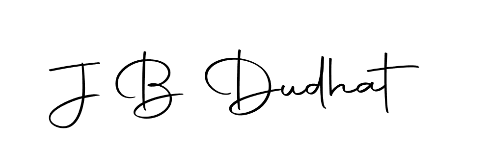 You should practise on your own different ways (Autography-DOLnW) to write your name (J B Dudhat) in signature. don't let someone else do it for you. J B Dudhat signature style 10 images and pictures png