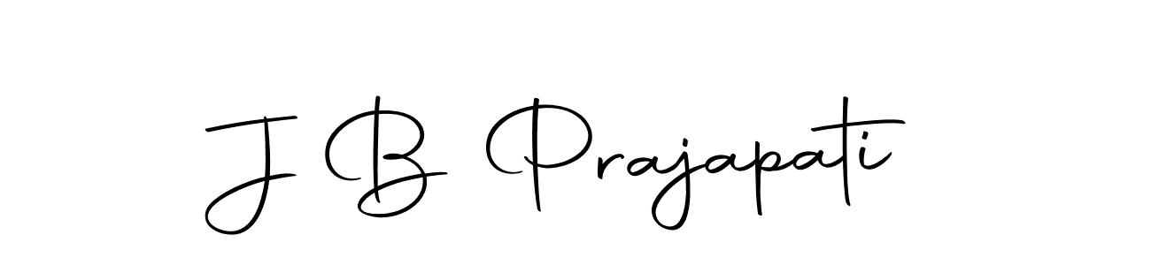 Design your own signature with our free online signature maker. With this signature software, you can create a handwritten (Autography-DOLnW) signature for name J B Prajapati. J B Prajapati signature style 10 images and pictures png