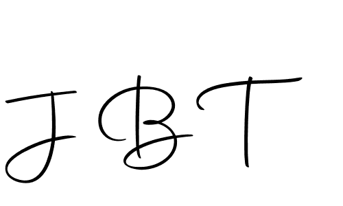Design your own signature with our free online signature maker. With this signature software, you can create a handwritten (Autography-DOLnW) signature for name J B T. J B T signature style 10 images and pictures png