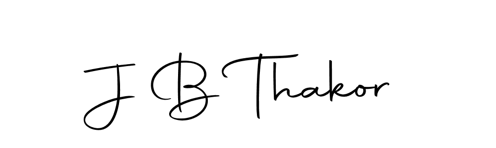 Design your own signature with our free online signature maker. With this signature software, you can create a handwritten (Autography-DOLnW) signature for name J B Thakor. J B Thakor signature style 10 images and pictures png