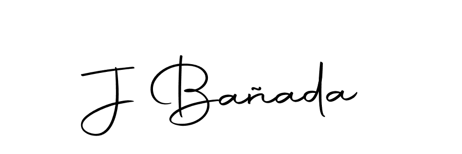 The best way (Autography-DOLnW) to make a short signature is to pick only two or three words in your name. The name J Bañada include a total of six letters. For converting this name. J Bañada signature style 10 images and pictures png