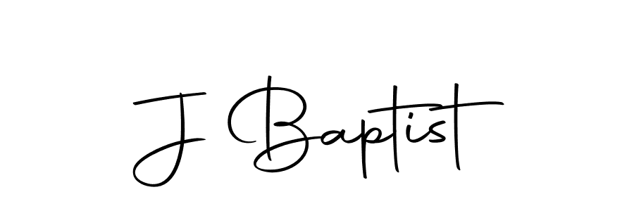 Create a beautiful signature design for name J Baptist. With this signature (Autography-DOLnW) fonts, you can make a handwritten signature for free. J Baptist signature style 10 images and pictures png