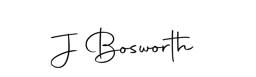 Also we have J Bosworth name is the best signature style. Create professional handwritten signature collection using Autography-DOLnW autograph style. J Bosworth signature style 10 images and pictures png