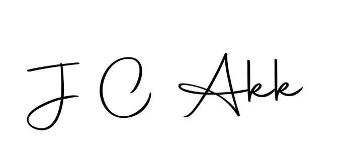 How to make J C Akk signature? Autography-DOLnW is a professional autograph style. Create handwritten signature for J C Akk name. J C Akk signature style 10 images and pictures png