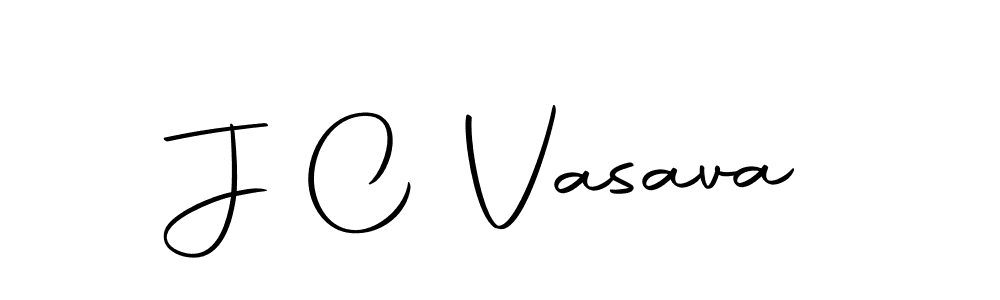 How to make J C Vasava name signature. Use Autography-DOLnW style for creating short signs online. This is the latest handwritten sign. J C Vasava signature style 10 images and pictures png