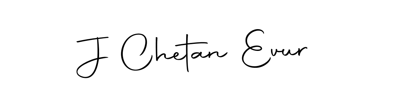 How to make J Chetan Evur signature? Autography-DOLnW is a professional autograph style. Create handwritten signature for J Chetan Evur name. J Chetan Evur signature style 10 images and pictures png