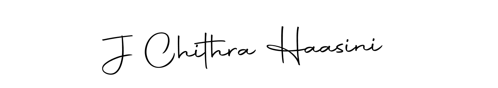 Use a signature maker to create a handwritten signature online. With this signature software, you can design (Autography-DOLnW) your own signature for name J Chithra Haasini. J Chithra Haasini signature style 10 images and pictures png