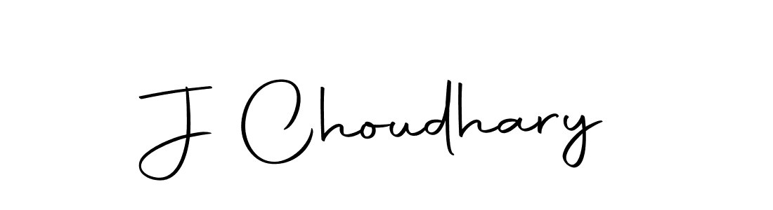 Create a beautiful signature design for name J Choudhary. With this signature (Autography-DOLnW) fonts, you can make a handwritten signature for free. J Choudhary signature style 10 images and pictures png