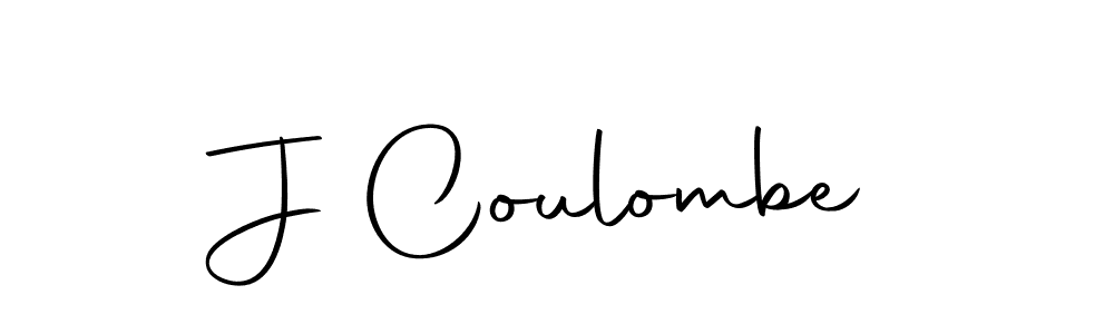Make a beautiful signature design for name J Coulombe. With this signature (Autography-DOLnW) style, you can create a handwritten signature for free. J Coulombe signature style 10 images and pictures png