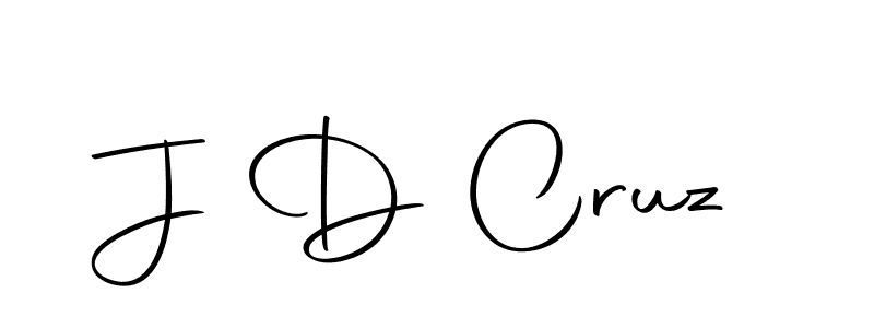 Make a beautiful signature design for name J D Cruz. With this signature (Autography-DOLnW) style, you can create a handwritten signature for free. J D Cruz signature style 10 images and pictures png