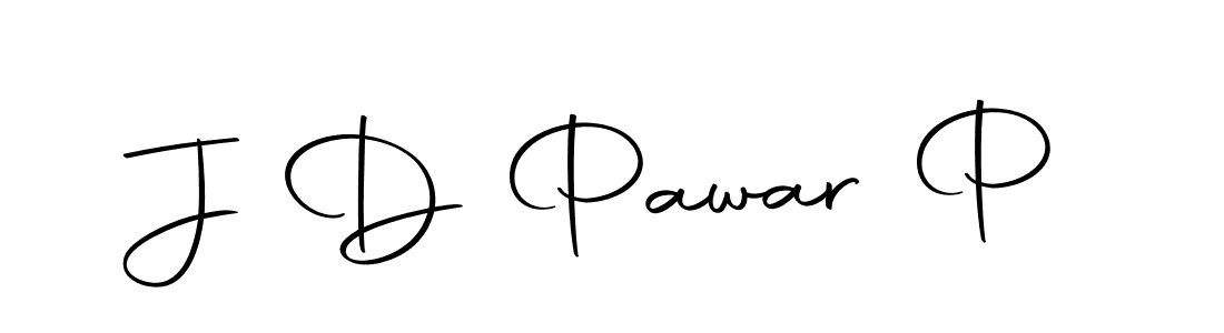 Design your own signature with our free online signature maker. With this signature software, you can create a handwritten (Autography-DOLnW) signature for name J D Pawar P. J D Pawar P signature style 10 images and pictures png