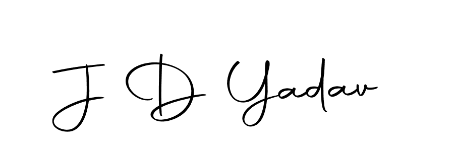 Also we have J D Yadav name is the best signature style. Create professional handwritten signature collection using Autography-DOLnW autograph style. J D Yadav signature style 10 images and pictures png