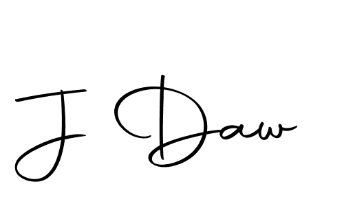 You should practise on your own different ways (Autography-DOLnW) to write your name (J Daw) in signature. don't let someone else do it for you. J Daw signature style 10 images and pictures png