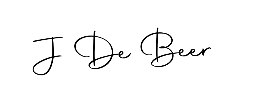 Also we have J De Beer name is the best signature style. Create professional handwritten signature collection using Autography-DOLnW autograph style. J De Beer signature style 10 images and pictures png