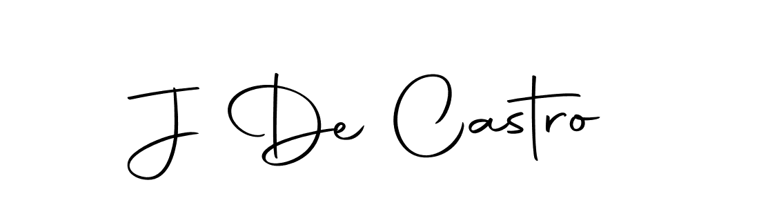 How to make J De Castro signature? Autography-DOLnW is a professional autograph style. Create handwritten signature for J De Castro name. J De Castro signature style 10 images and pictures png