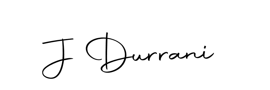 Also we have J Durrani name is the best signature style. Create professional handwritten signature collection using Autography-DOLnW autograph style. J Durrani signature style 10 images and pictures png