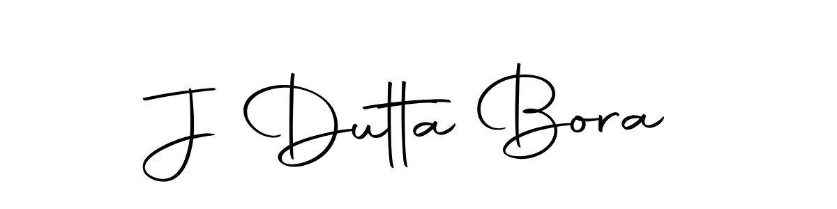Create a beautiful signature design for name J Dutta Bora. With this signature (Autography-DOLnW) fonts, you can make a handwritten signature for free. J Dutta Bora signature style 10 images and pictures png