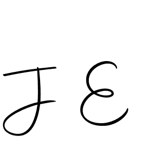 Use a signature maker to create a handwritten signature online. With this signature software, you can design (Autography-DOLnW) your own signature for name J E. J E signature style 10 images and pictures png