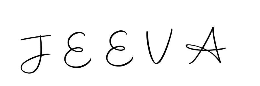 You should practise on your own different ways (Autography-DOLnW) to write your name (J E E V A) in signature. don't let someone else do it for you. J E E V A signature style 10 images and pictures png