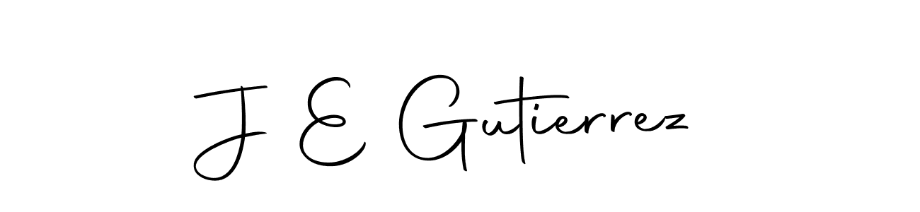 Use a signature maker to create a handwritten signature online. With this signature software, you can design (Autography-DOLnW) your own signature for name J E Gutierrez. J E Gutierrez signature style 10 images and pictures png