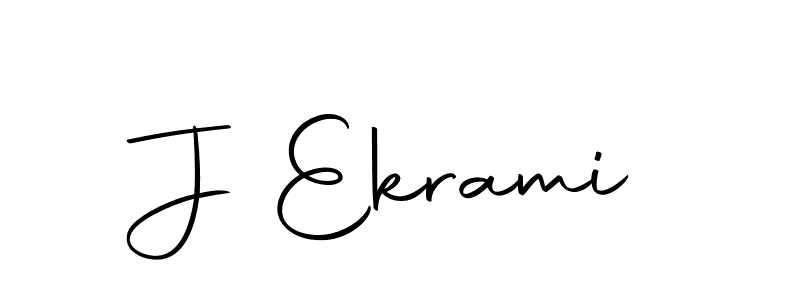 Create a beautiful signature design for name J Ekrami. With this signature (Autography-DOLnW) fonts, you can make a handwritten signature for free. J Ekrami signature style 10 images and pictures png