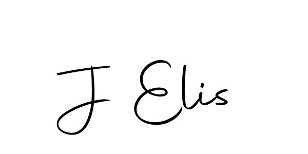 Create a beautiful signature design for name J Elis. With this signature (Autography-DOLnW) fonts, you can make a handwritten signature for free. J Elis signature style 10 images and pictures png