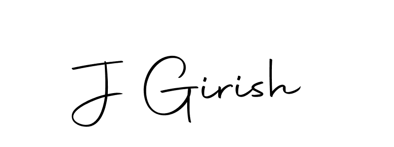 Similarly Autography-DOLnW is the best handwritten signature design. Signature creator online .You can use it as an online autograph creator for name J Girish. J Girish signature style 10 images and pictures png