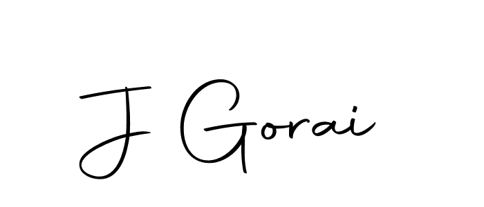 Design your own signature with our free online signature maker. With this signature software, you can create a handwritten (Autography-DOLnW) signature for name J Gorai. J Gorai signature style 10 images and pictures png
