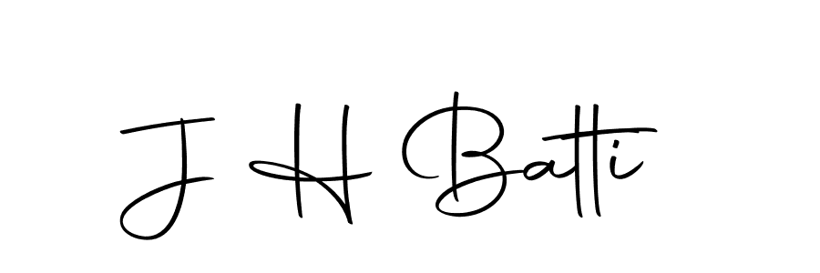 The best way (Autography-DOLnW) to make a short signature is to pick only two or three words in your name. The name J H Batti include a total of six letters. For converting this name. J H Batti signature style 10 images and pictures png