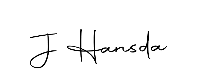 Make a beautiful signature design for name J Hansda. With this signature (Autography-DOLnW) style, you can create a handwritten signature for free. J Hansda signature style 10 images and pictures png