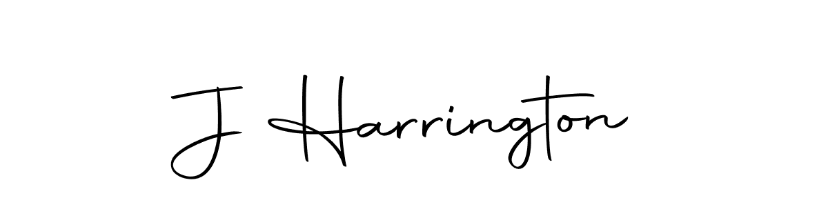 Design your own signature with our free online signature maker. With this signature software, you can create a handwritten (Autography-DOLnW) signature for name J Harrington. J Harrington signature style 10 images and pictures png