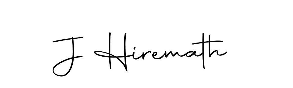 Make a beautiful signature design for name J Hiremath. With this signature (Autography-DOLnW) style, you can create a handwritten signature for free. J Hiremath signature style 10 images and pictures png