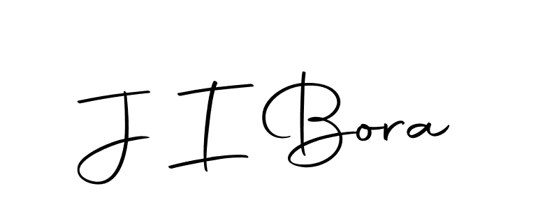 How to make J I Bora name signature. Use Autography-DOLnW style for creating short signs online. This is the latest handwritten sign. J I Bora signature style 10 images and pictures png