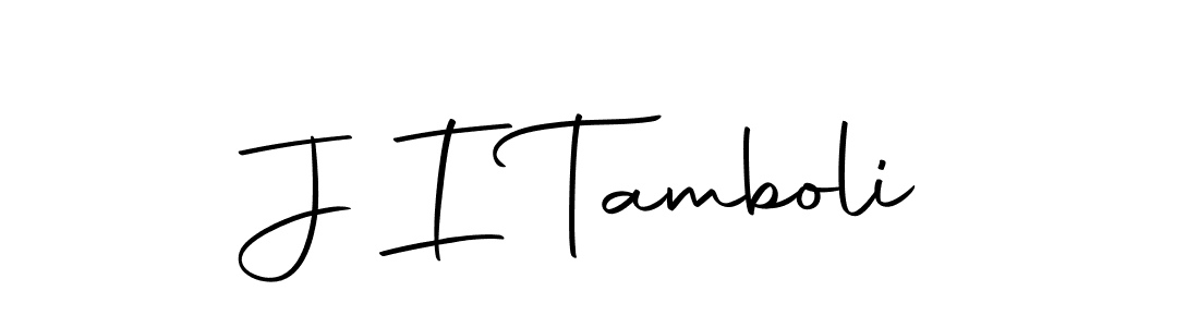 Also we have J I Tamboli name is the best signature style. Create professional handwritten signature collection using Autography-DOLnW autograph style. J I Tamboli signature style 10 images and pictures png