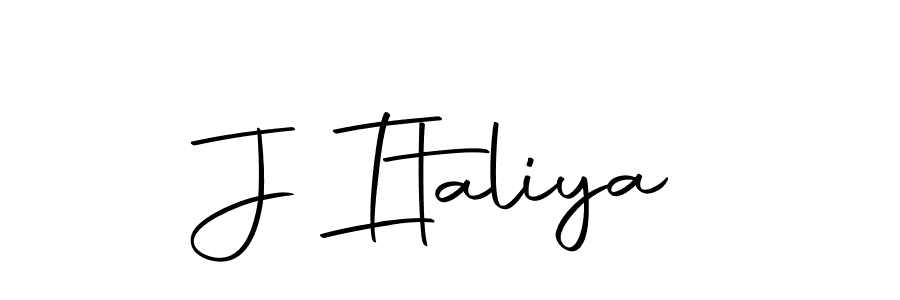 How to make J Italiya name signature. Use Autography-DOLnW style for creating short signs online. This is the latest handwritten sign. J Italiya signature style 10 images and pictures png