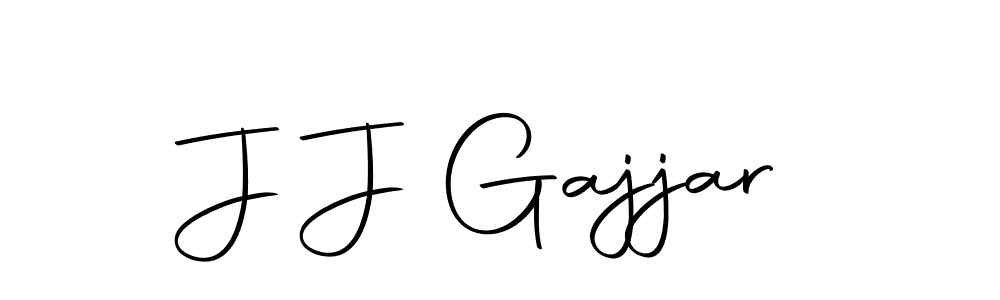 How to make J J Gajjar signature? Autography-DOLnW is a professional autograph style. Create handwritten signature for J J Gajjar name. J J Gajjar signature style 10 images and pictures png