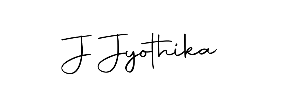Design your own signature with our free online signature maker. With this signature software, you can create a handwritten (Autography-DOLnW) signature for name J Jyothika. J Jyothika signature style 10 images and pictures png