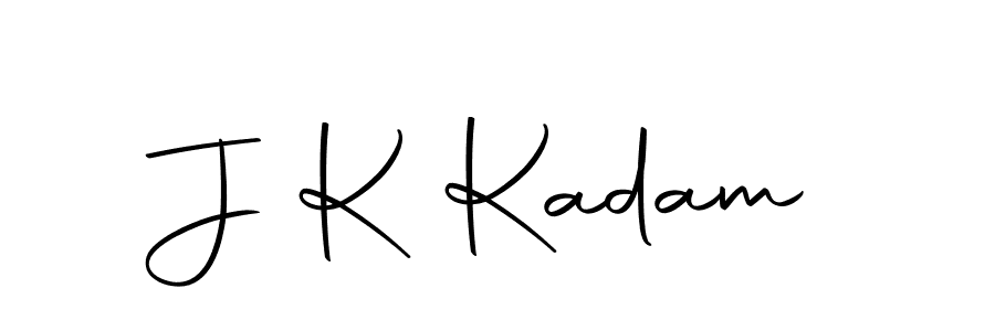 Make a beautiful signature design for name J K Kadam. Use this online signature maker to create a handwritten signature for free. J K Kadam signature style 10 images and pictures png
