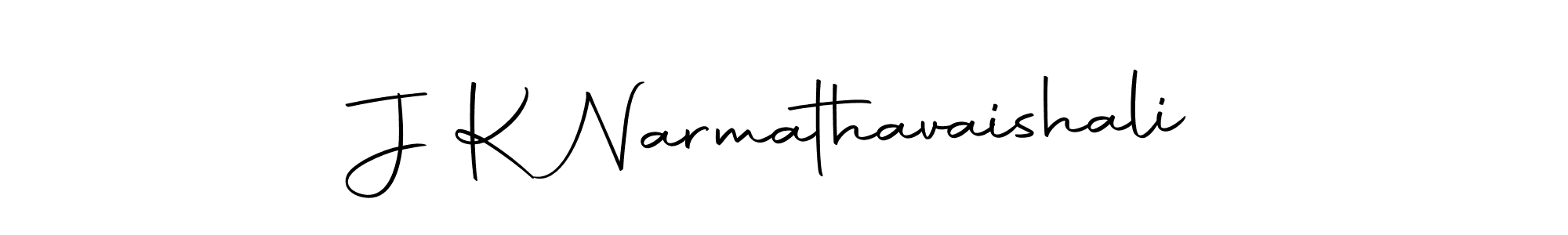 Also we have J K Narmathavaishali name is the best signature style. Create professional handwritten signature collection using Autography-DOLnW autograph style. J K Narmathavaishali signature style 10 images and pictures png