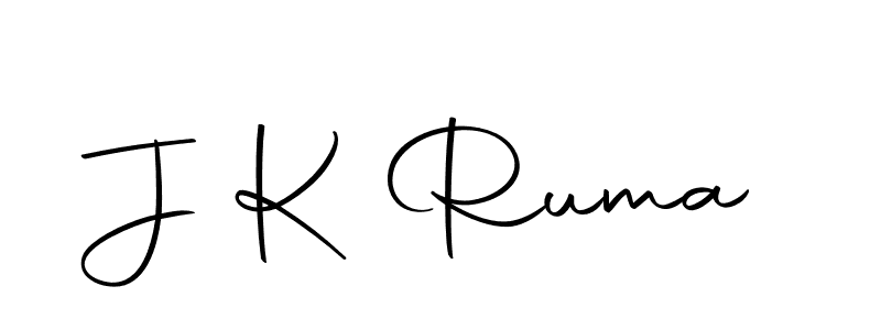 if you are searching for the best signature style for your name J K Ruma. so please give up your signature search. here we have designed multiple signature styles  using Autography-DOLnW. J K Ruma signature style 10 images and pictures png