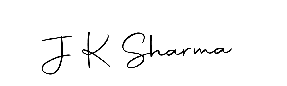 Create a beautiful signature design for name J K Sharma. With this signature (Autography-DOLnW) fonts, you can make a handwritten signature for free. J K Sharma signature style 10 images and pictures png