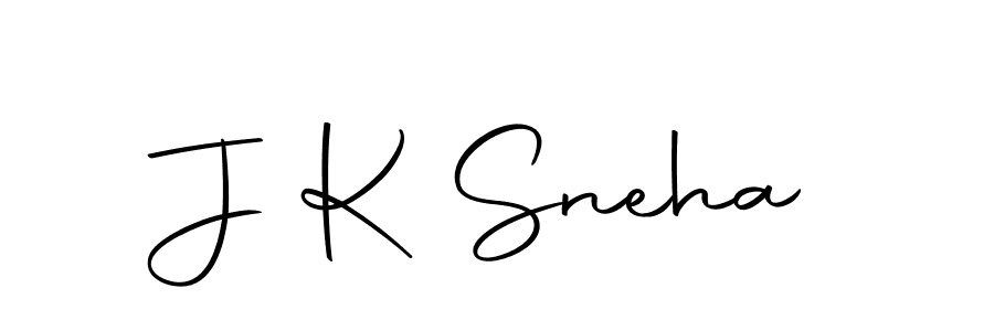 You should practise on your own different ways (Autography-DOLnW) to write your name (J K Sneha) in signature. don't let someone else do it for you. J K Sneha signature style 10 images and pictures png
