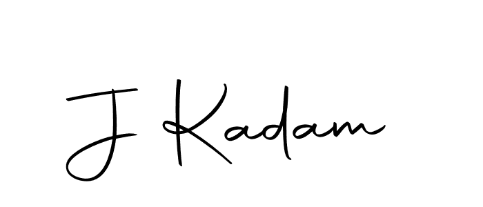 The best way (Autography-DOLnW) to make a short signature is to pick only two or three words in your name. The name J Kadam include a total of six letters. For converting this name. J Kadam signature style 10 images and pictures png