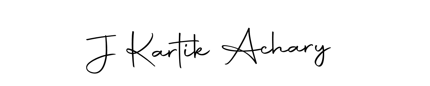 if you are searching for the best signature style for your name J Kartik Achary. so please give up your signature search. here we have designed multiple signature styles  using Autography-DOLnW. J Kartik Achary signature style 10 images and pictures png