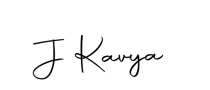 Create a beautiful signature design for name J Kavya. With this signature (Autography-DOLnW) fonts, you can make a handwritten signature for free. J Kavya signature style 10 images and pictures png