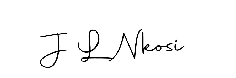 The best way (Autography-DOLnW) to make a short signature is to pick only two or three words in your name. The name J L Nkosi include a total of six letters. For converting this name. J L Nkosi signature style 10 images and pictures png