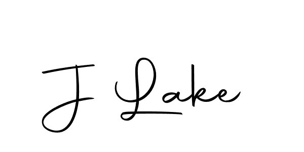 Create a beautiful signature design for name J Lake. With this signature (Autography-DOLnW) fonts, you can make a handwritten signature for free. J Lake signature style 10 images and pictures png