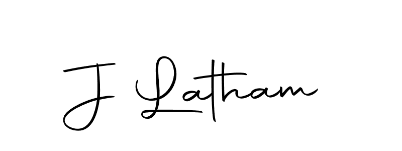 How to make J Latham name signature. Use Autography-DOLnW style for creating short signs online. This is the latest handwritten sign. J Latham signature style 10 images and pictures png